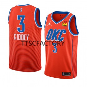 Herren NBA Oklahoma City Thunder Trikot Josh Giddey 3 Nike 2022-23 Statement Edition Orange Swingman